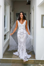 Trumpet/Mermaid  Sleeveless Lace Wedding Dresses