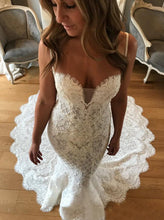 Spaghetti Straps Lace Wedding Dresses