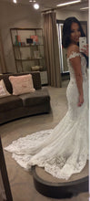 New ! Lace Off-the-Shoulder Wedding Dresses 2019