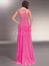 Tactile Long/Floor-length Zipper Up at Side A-line/Princess Chiffon Evening Dresses