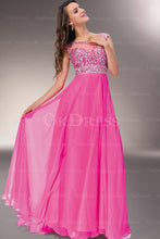 Tactile Long/Floor-length Zipper Up at Side A-line/Princess Chiffon Evening Dresses