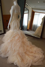 Champagne Fashional Sweetheart Natural Lace-up Trumpet/Mermaid Wedding Dresses