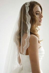 Amazing Lace Wedding Veil with Lace