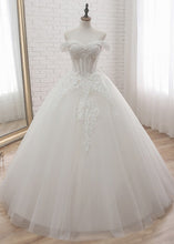 Trumpet/Mermaid Tulle Sweetheart   Appliques Lace Wedding Dresses With Beading
