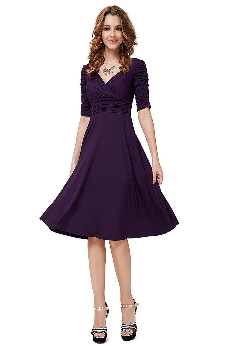 Knee length dinner dresses cheap