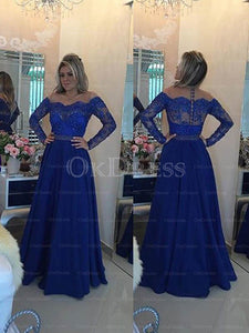 Enthusiastic Full/Long Sleeve Bateau Chiffon Covered Button Prom Dresses