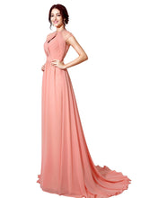 Best Sleeveless Jewel Chiffon Evening Dresses