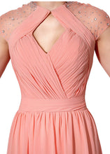 Best Sleeveless Jewel Chiffon Evening Dresses