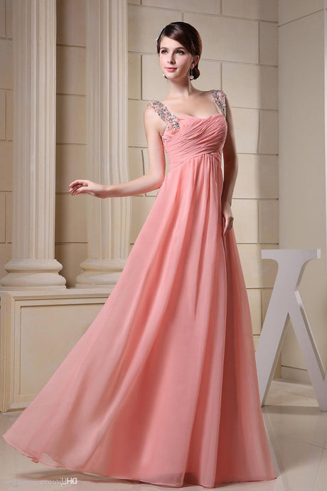 Lovely Beaded Sweetheart Sleeveless Long Evening Dresses