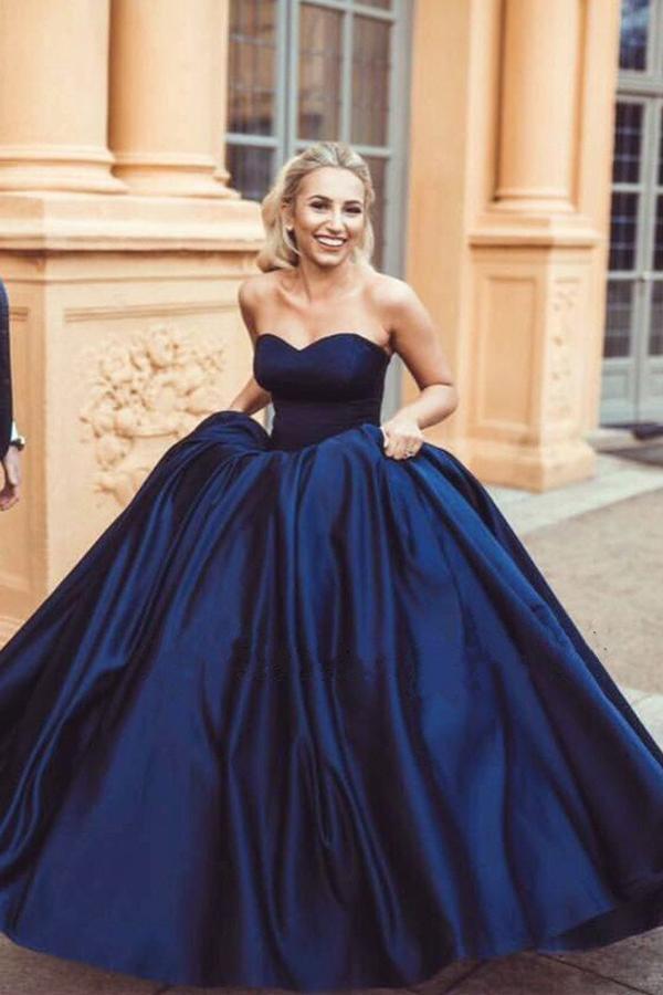 Marvelous Ball Gown Sweetheart Sleeveless Long Prom Dresses