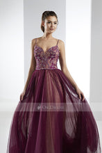 Marvelous Tulle Sleeveless Sweetheart Spaghetti Straps Prom Dresses