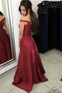 Luxurious Off-the-shoulder A-line Prom Dresses