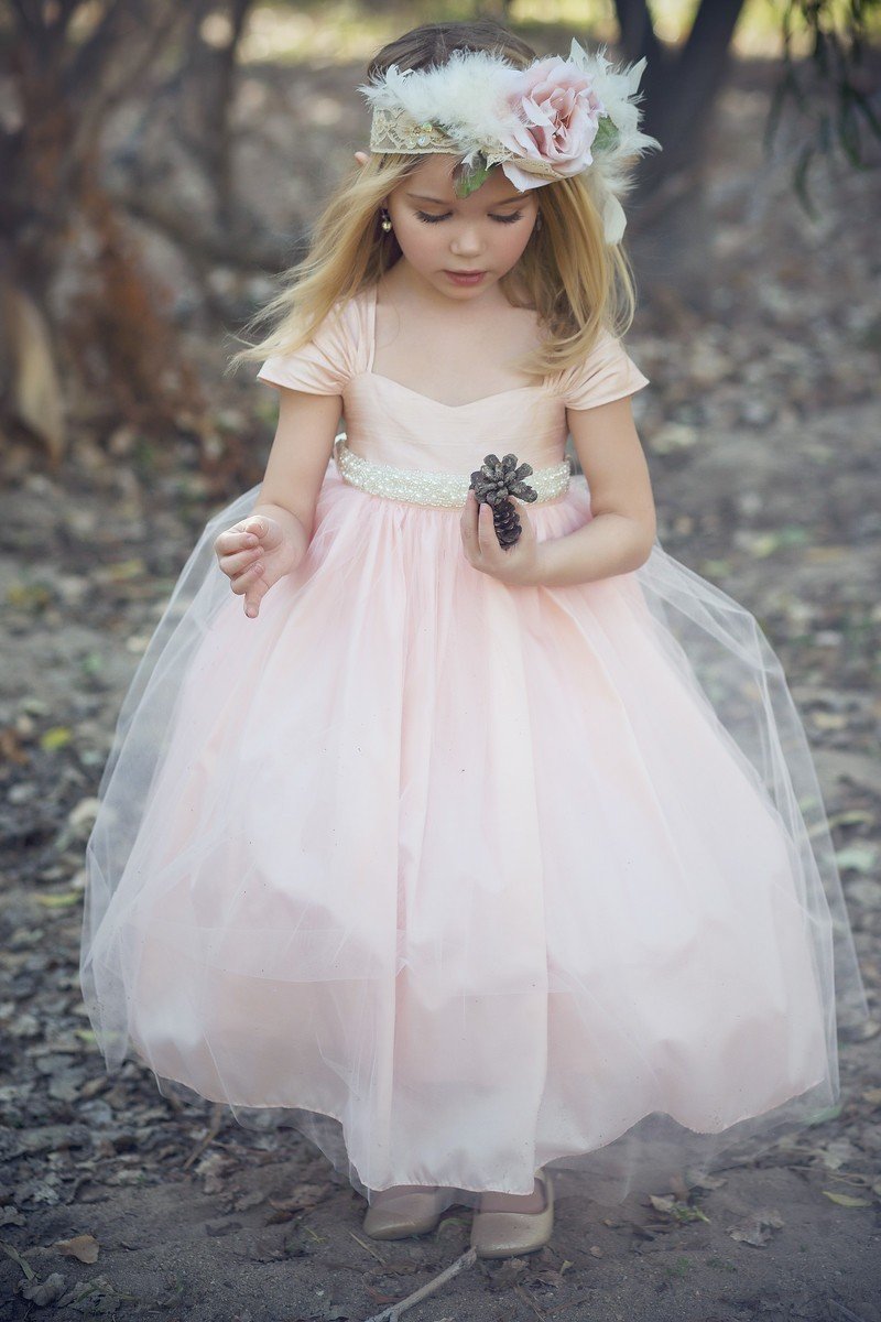Enchanting Princess Sweetheart Tulle Empire Flower Girl Dresses