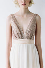 Chic Sequined Backless Wedding Dresses