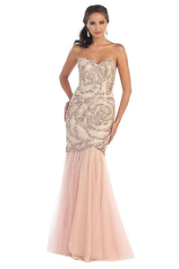 Pearl Pink Charming Mermaid Formal Prom Dress For Sale