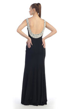 Black Long Prom Dresses Evening Party Formal Gown
