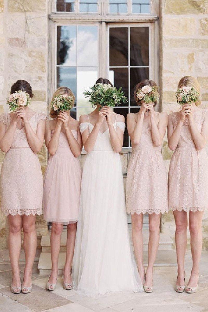 Timeless Sleeveless Short/Mini Zipper V-neck Bridesmaid Dresses