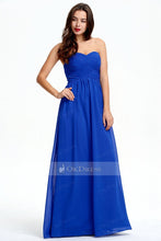 New Arrival Chiffon Sweetheart A-line Floor-length Bridesmaid Dress