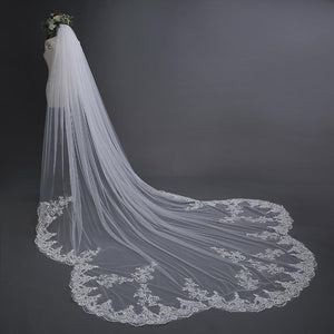 3 *3 Meters Lace Wedding Veil