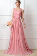 Spring Elegant A-line Floor Length Bridesmaid Dresses