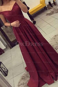 Luxurious Off-the-shoulder A-line Prom Dresses