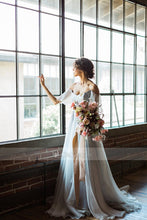 A-line/Princess Sweetheart Sweep Train Wedding Dresses